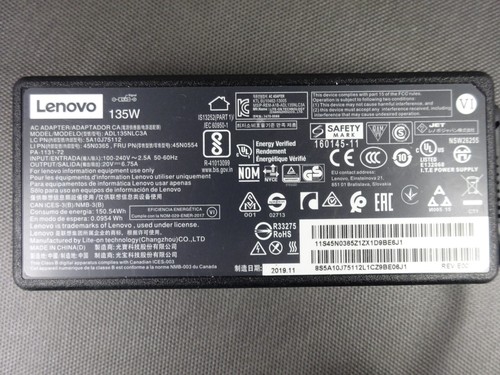 Original lenovo 135 watt - 135,