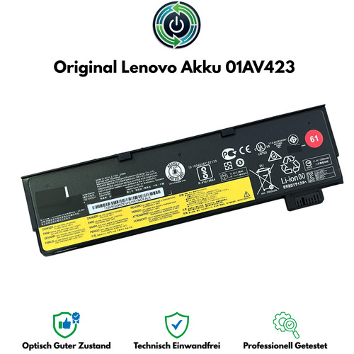 Original lenovo akku 01av423 - akku,