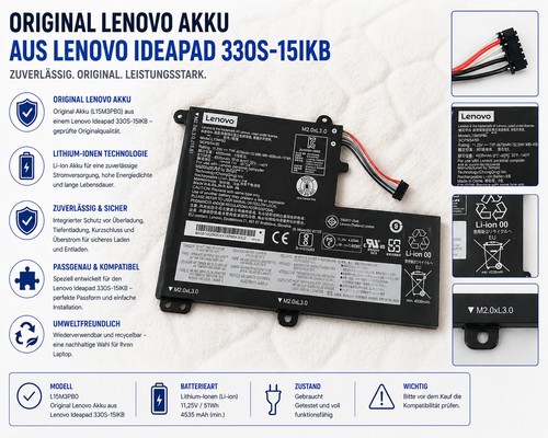 Original lenovo 330s akku - original,